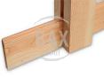Sleufpaal Midden 150x150mm - Douglas Palen