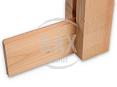 Sleufpaal Begin/Eind 150x150mm - Douglas Palen