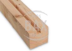 Sleufpaal Begin/Eind 150x150mm - Douglas Palen