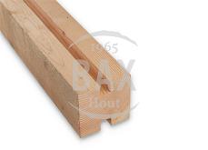 Douglas sleufpaal 150x150mm (midden)