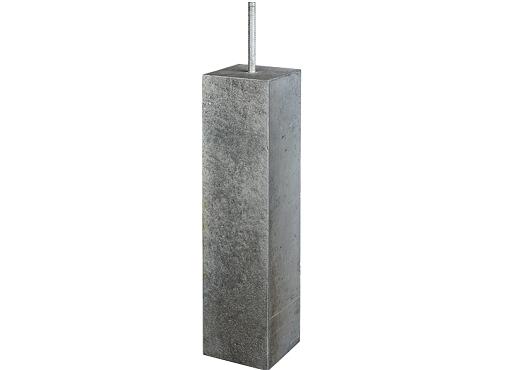 Betonpoer 140x140mm (Recht)