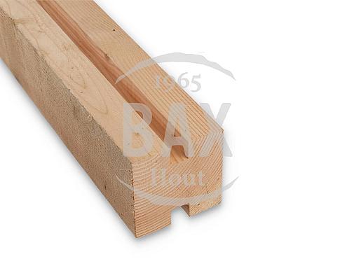 Sleufpaal Midden 150x150mm - Douglas Palen
